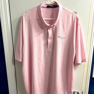 Pristine RLX polo. Embroidered logo and loop label. Like new